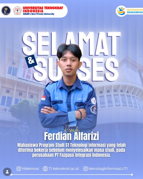 Keren, Mahasiswa Teknokrat Direkrut Perusahaan Teknologi Nasional