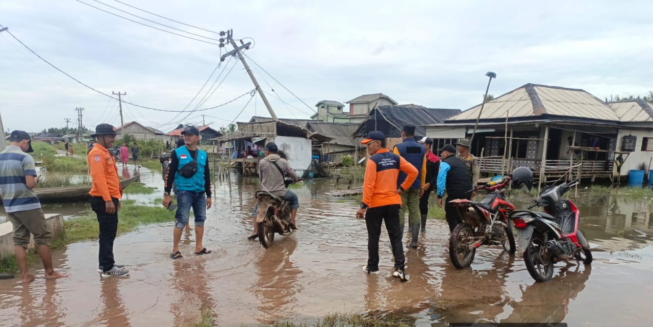Belasan Rumah Warga di Rawajitu Utara Terendam Banjir Rob Akibat Fenomena Supermoon