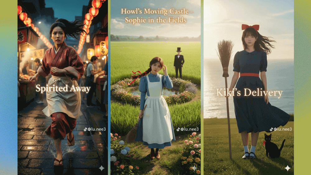 Wujudkan Keinginanmu Dengan 3 Prompt Gemini AI : Jadi Karakter Live-Action Dari Film Animasi Studio Ghibli