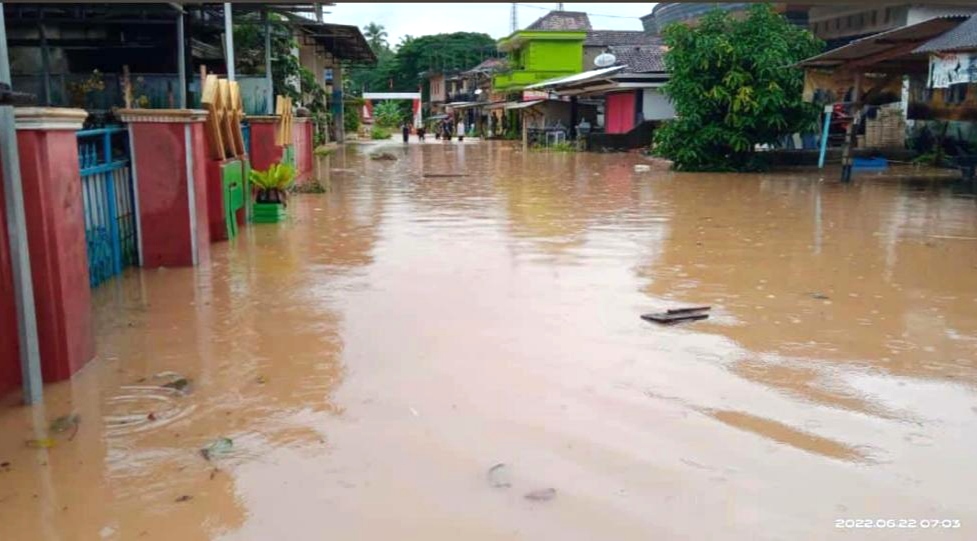 Tangani Banjir, Pemkab Pesawaran Turunkan Tim Reaksi Cepat