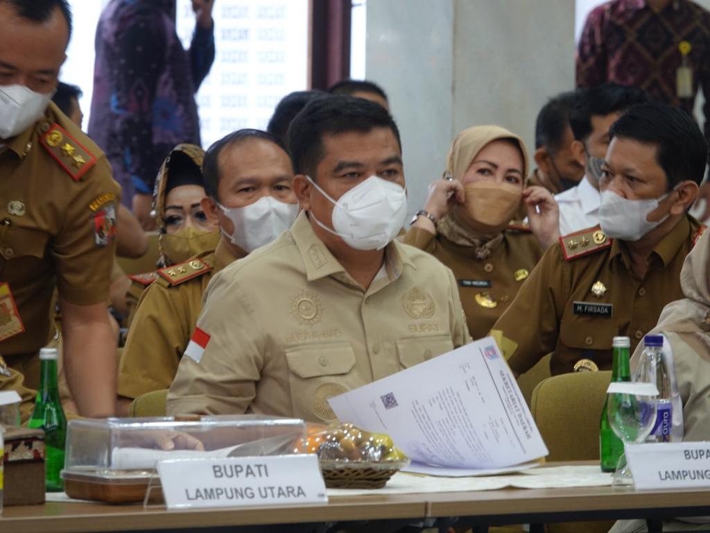 Bupati Lamteng Musa Ahmad Hadiri Arahan dan Dialog bersama Mendag RI juga Gubernur Lampung