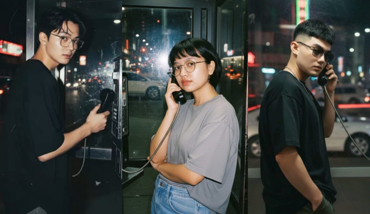 Ide Prompt Foto Close-up Estetik Ala Sinematik di Malam Hari dengan Gemini AI