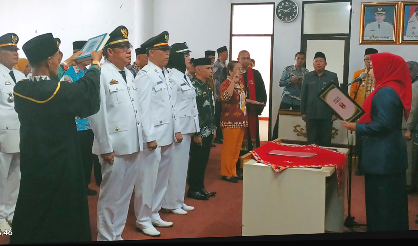Daftar Lengkap Pejabat Pemkab Tanggamus Lampung yang Terkena Mutasi, Termasuk 11 Camat 