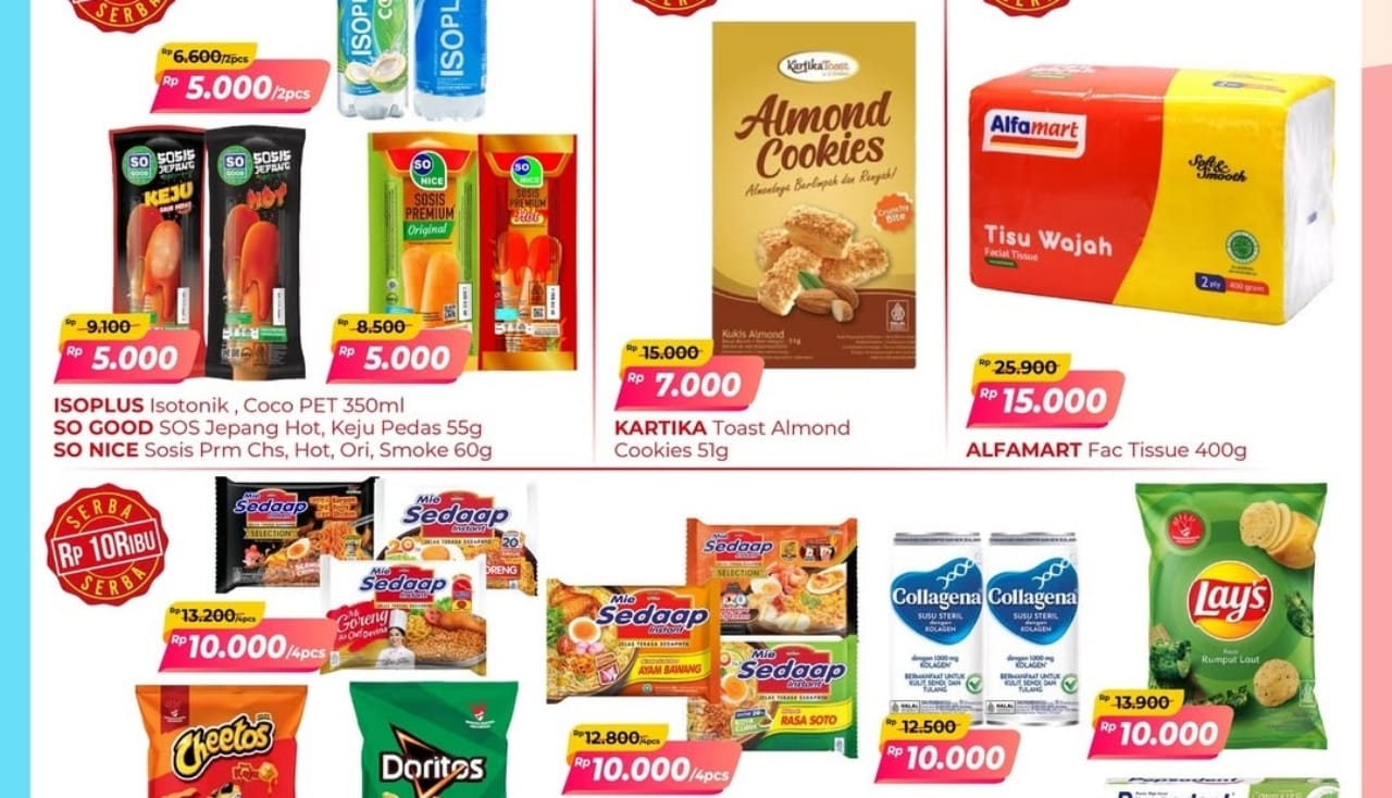 Hari Terakhir Promo Tebus Murah Spesial Anyversale 26 Alfamart, Dijamin Bikin Untung!