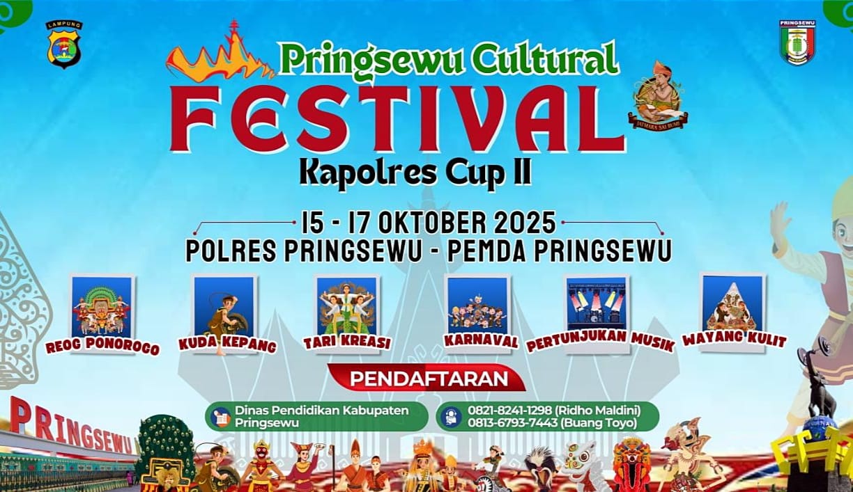 Polres Pringsewu Gelar Pringsewu Cultural Festival