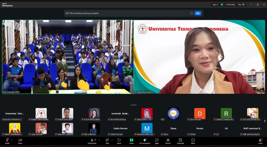 Membanggakan, Mahasiswa Teknokrat Jadi Speaker di ASEAN Intel Student Forum Filipina