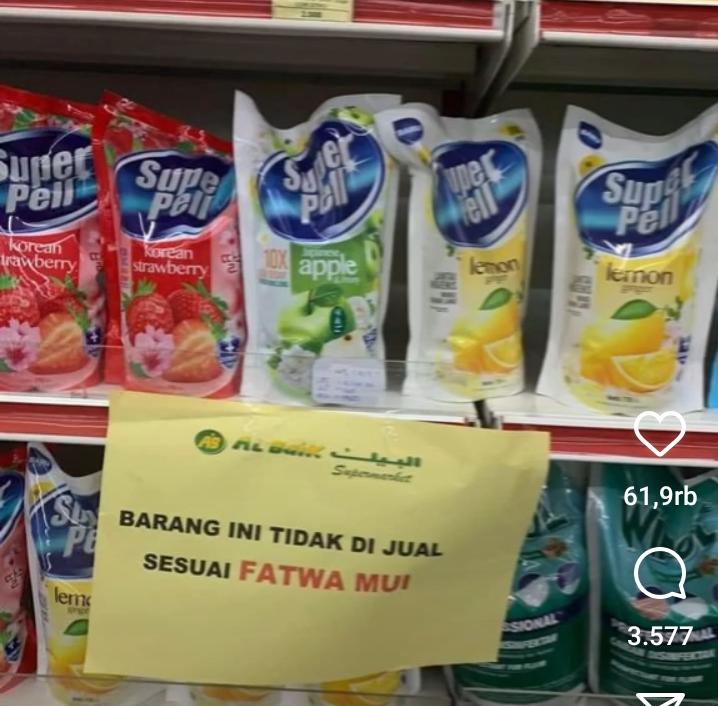 Viral Supermarket di Riau Boikot Produk Terafiliasi Israel, Bagaimana Dengan Lampung?
