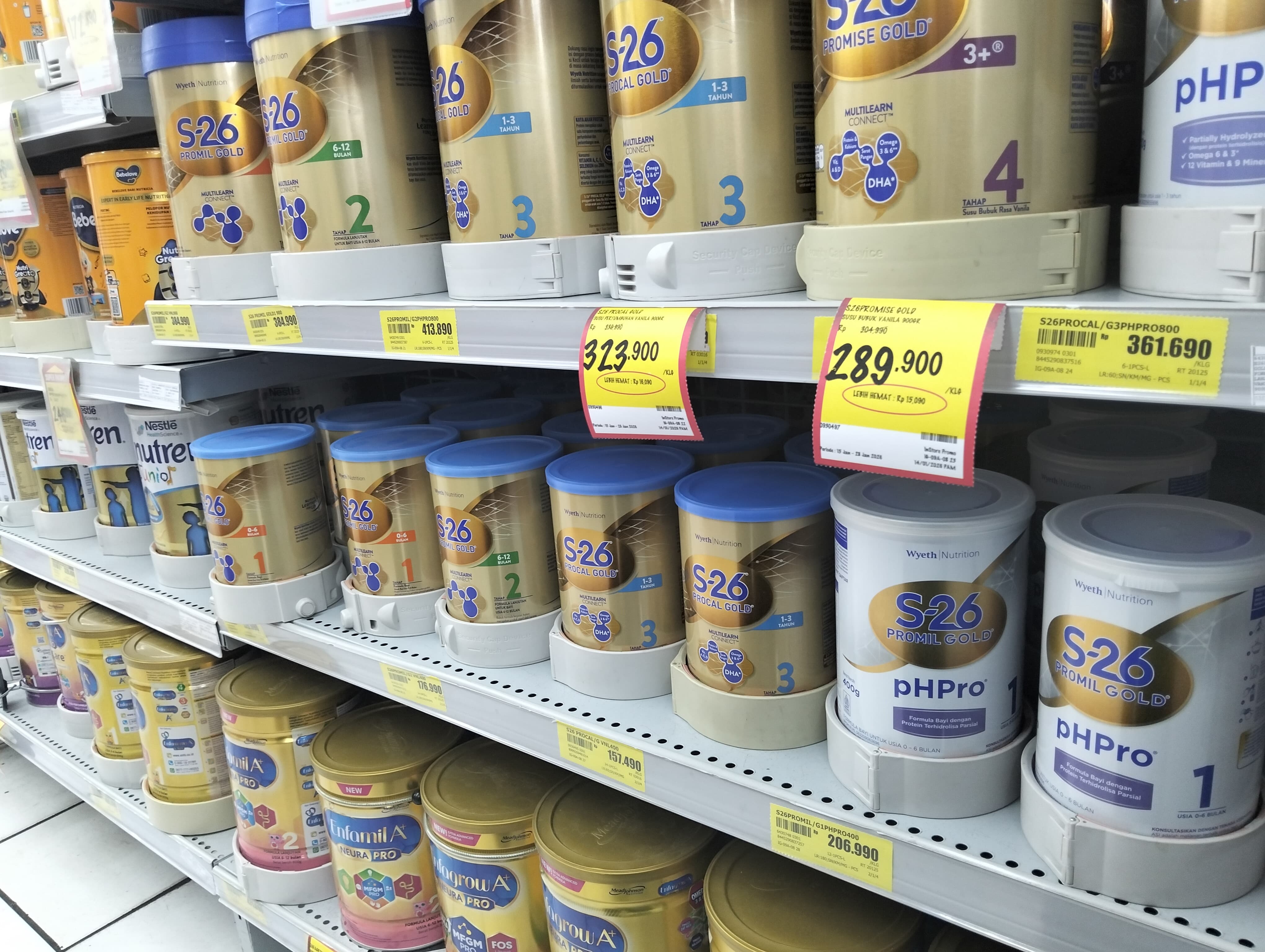 Sempat Diisukan Berbahaya, S-26 Promil Gold pHPro 1 Masih Beredar di Bandar Lampung, Tapi ...