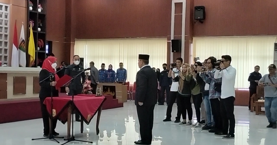 Iwan Gunawan Resmi Jabat Sekda Kota Bandar Lampung