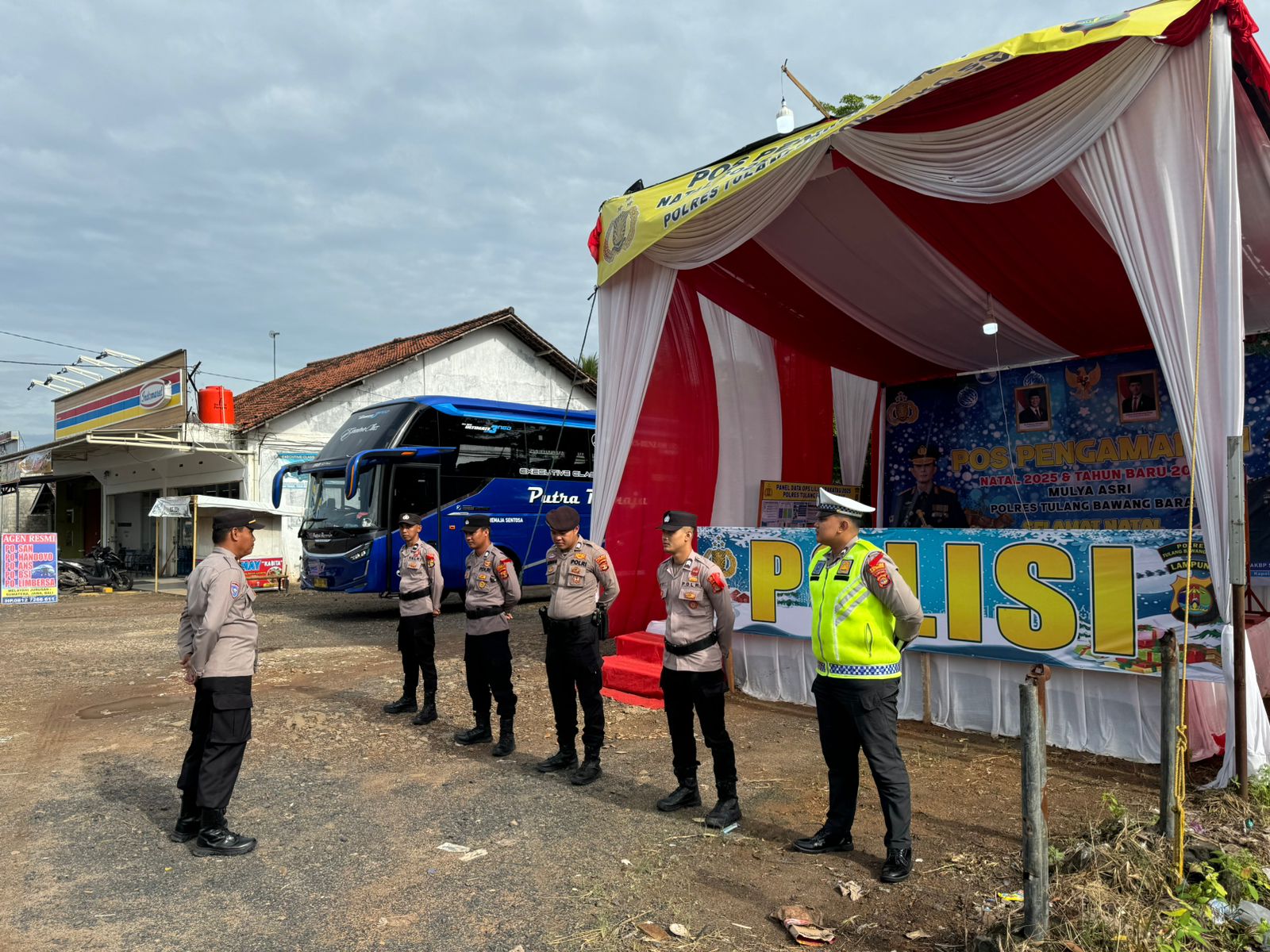 Libur Nataru, Polres Tubaba Fokus Amankan Gereja, Jalur Tol, dan Pusat Keramaian