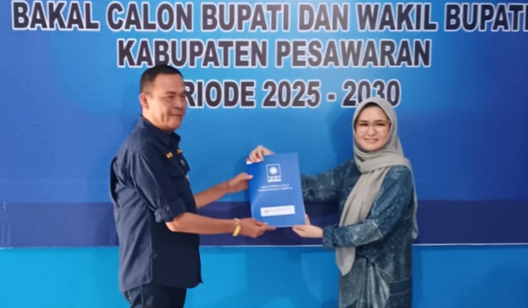 Nanda Indira Dapat Surat Tugas Sebagai Bakal Calon Bupati untuk Pilkada Pesawaran 2024 Dari DPP PAN 