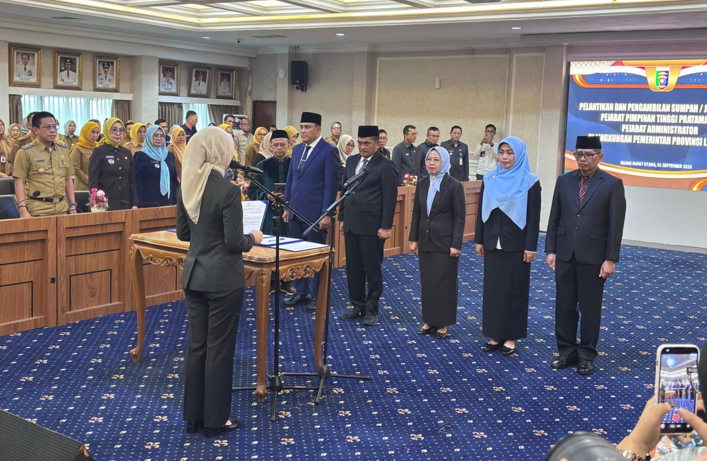Gerbong Mutasi Pemprov Lampung Bergerak, 4 Pejabat Eselon II Bergeser