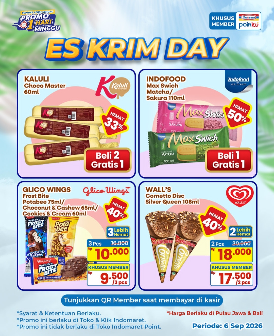 Hadir Kembali, Promo Es Krim Day Indomaret, Cek Daftar Harganya di Sini