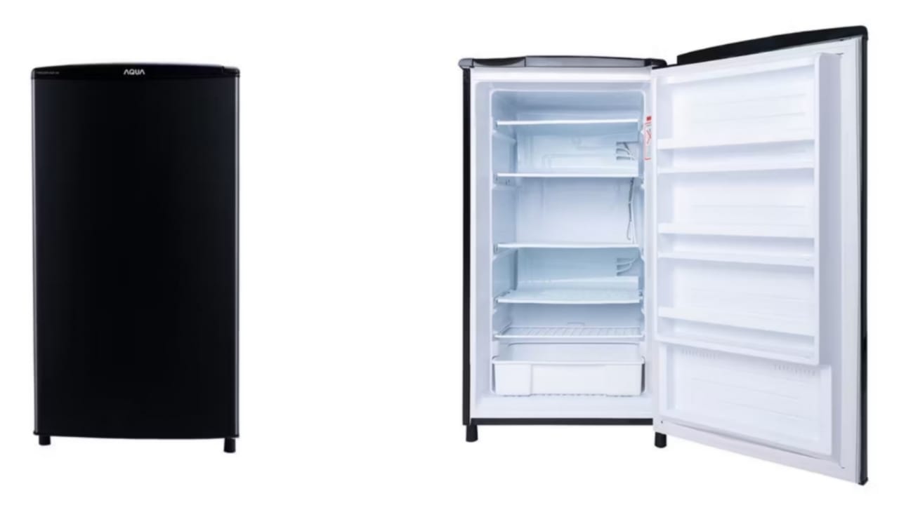 Aqua AQF-S4DS, Kulkas 1 Pintu Dengan Fitur Top Table dan Full Insulation