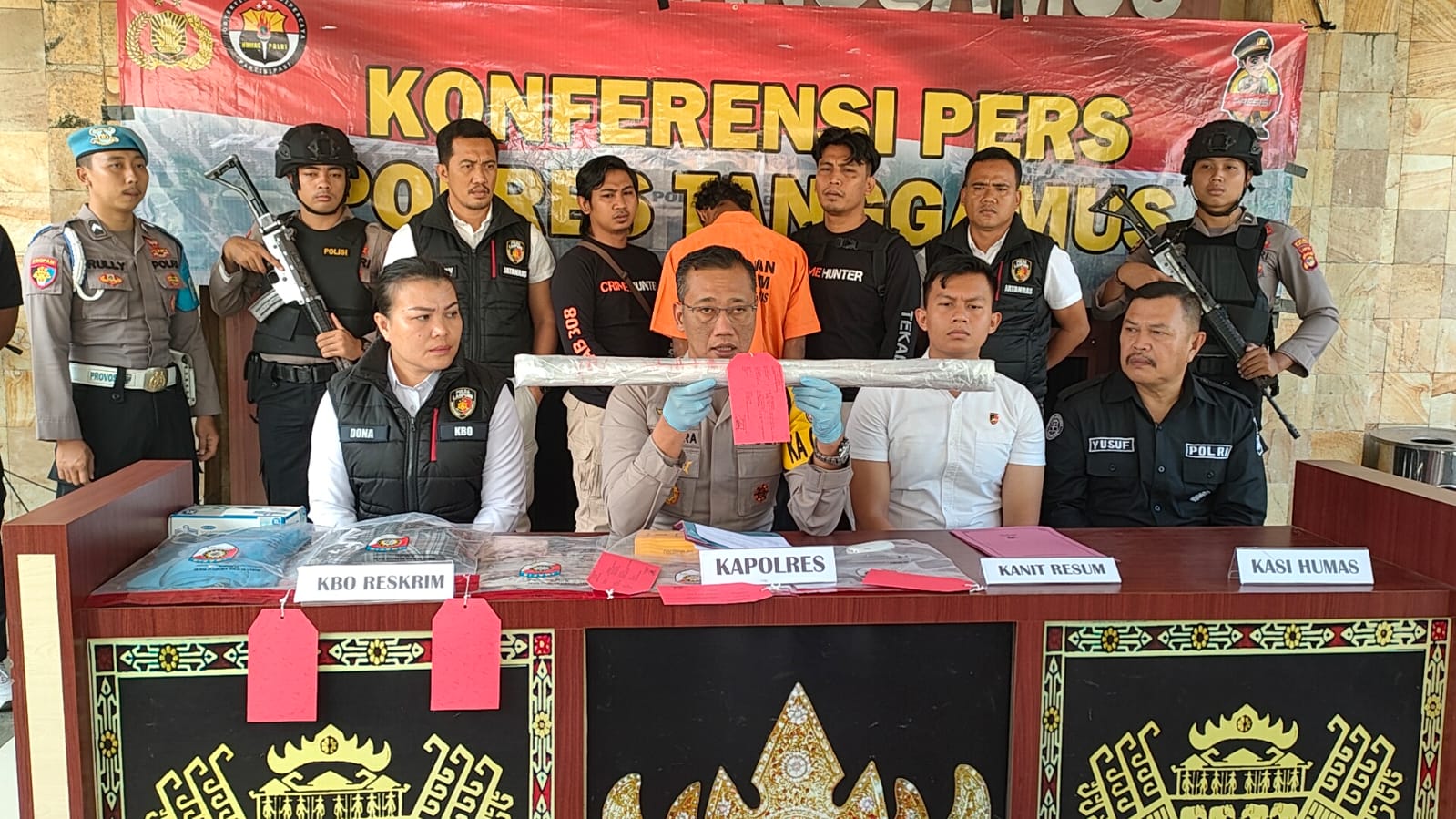 Polres Tanggamus Ungkap Kasus Pembunuh IRT di Semaka, Tersangka Dibekuk