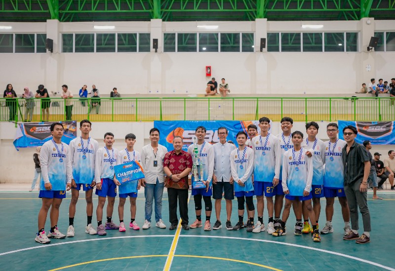 UKM Basket Teknokrat Raih Juara pada Ajang SBC