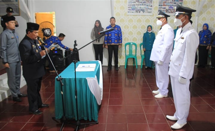 Lantik Peratin, Wakil Bupati Pesisir Barat Tekankan Ini 