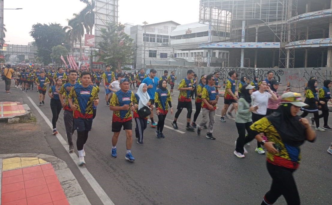 Pecah! Ribuan Pelari Antusias Ramaikan Fun Run Indomaret 2024 Bandar Lampung 