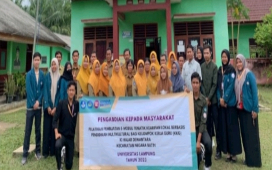 Unila Beri Pelatihan Pembuatan E-Modul Tematik Kearifan Lokal Berbasis Pendidikan Multikultural 