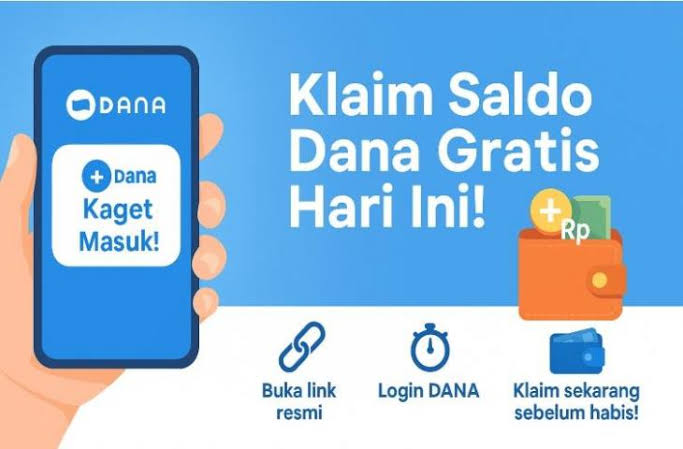 Link Rezeki Saldo DANA Kaget Dibagikan! Klaim Langsung Buat Dapatkan Cuan Gratis Mulai Rp 296 Ribu