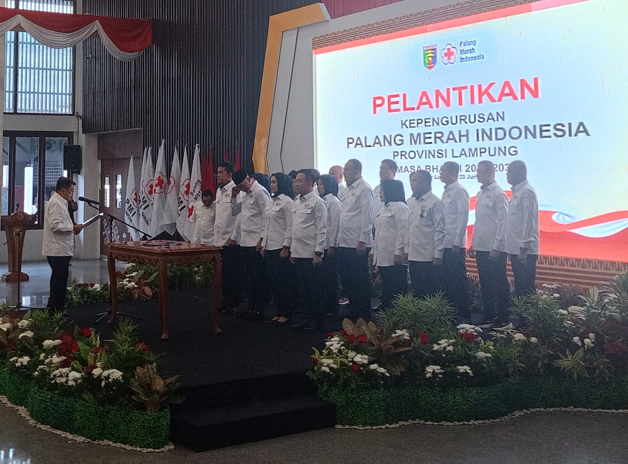 Kepada Pengurus PMI Lampung, Jusuf Kalla Tekankan Respon Cepat Dalam Bantu Masyarakat Terdampak Bencana