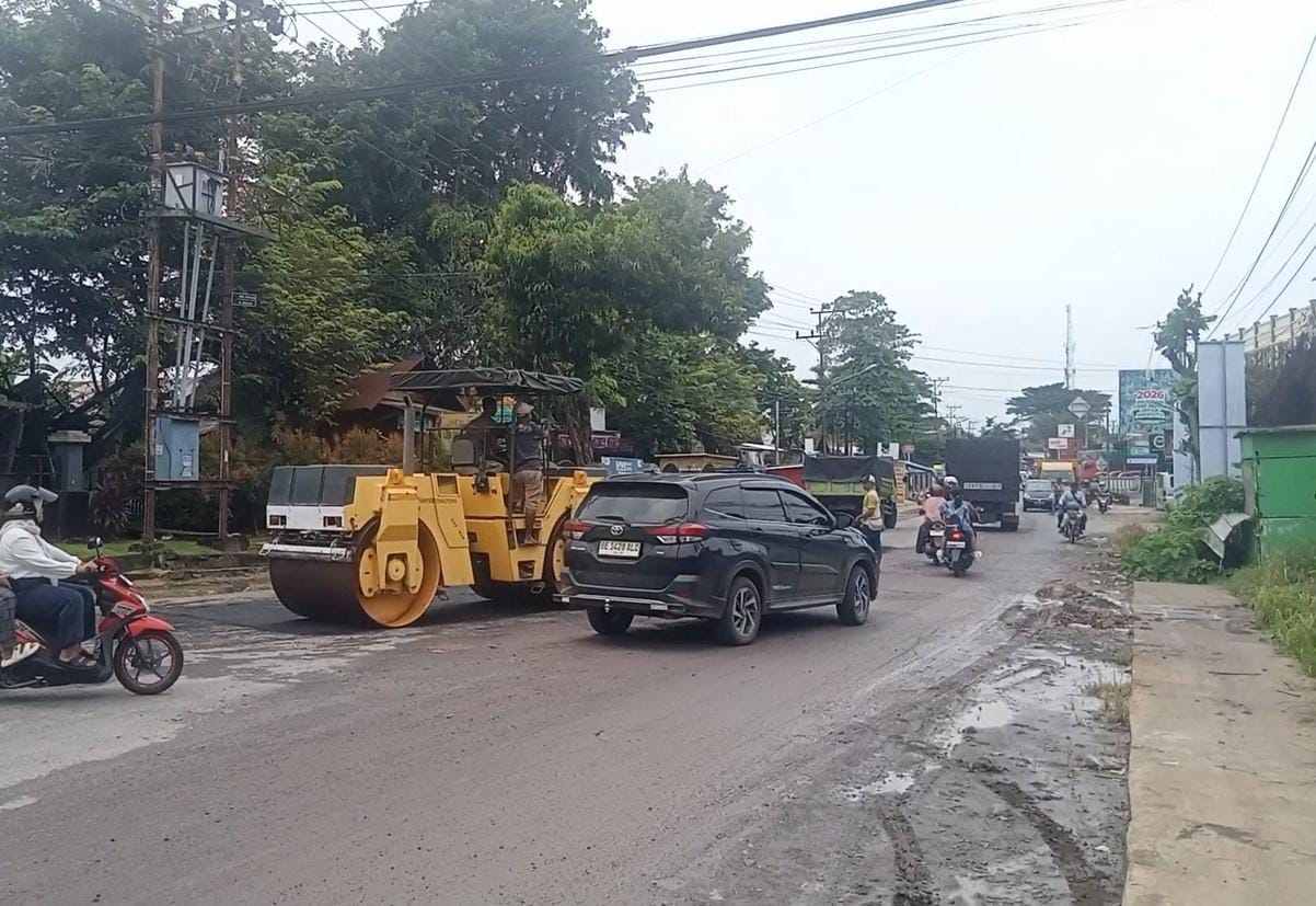 Dukung Kelancaran Arus Mudik, Perbaikan Jalan Metro Dikebut Jepang Lebaran 2026