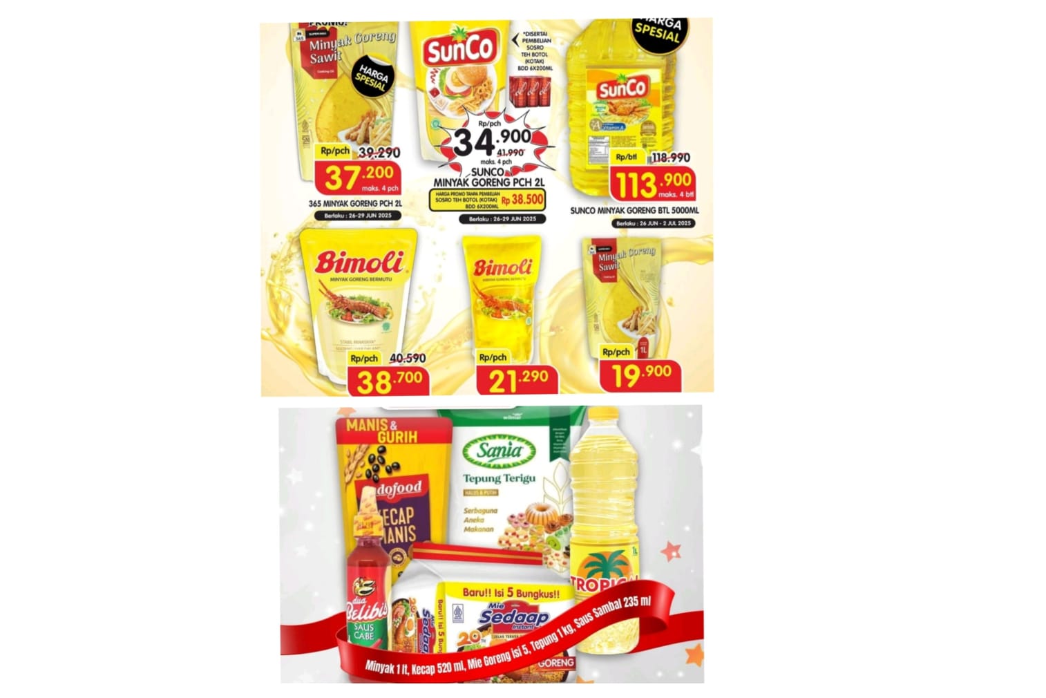 Deretan Promo Minyak Goreng di Superindo Dari 26 Juni - 2 Juli 2025, Super Promo Bimoli dan Sunco 2 Liter