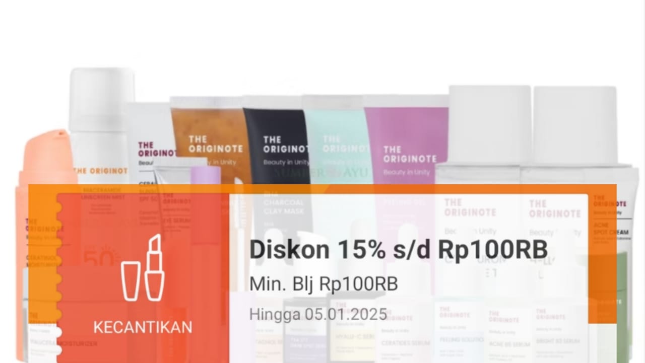 Diskon Awal Tahun Sampai Rp100 Ribu, Dapatkan Produk Kecantikan Impian Dengan Harga Hemat di Shopee