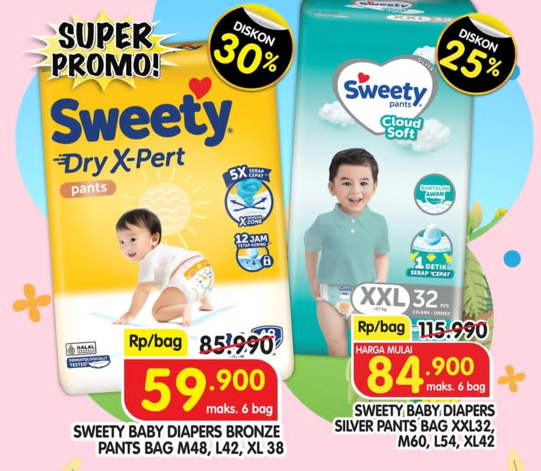 Hari Terakhir, Super Promo Popok Bayi dan Susu Superindo Hingga Diskon 35 Persen