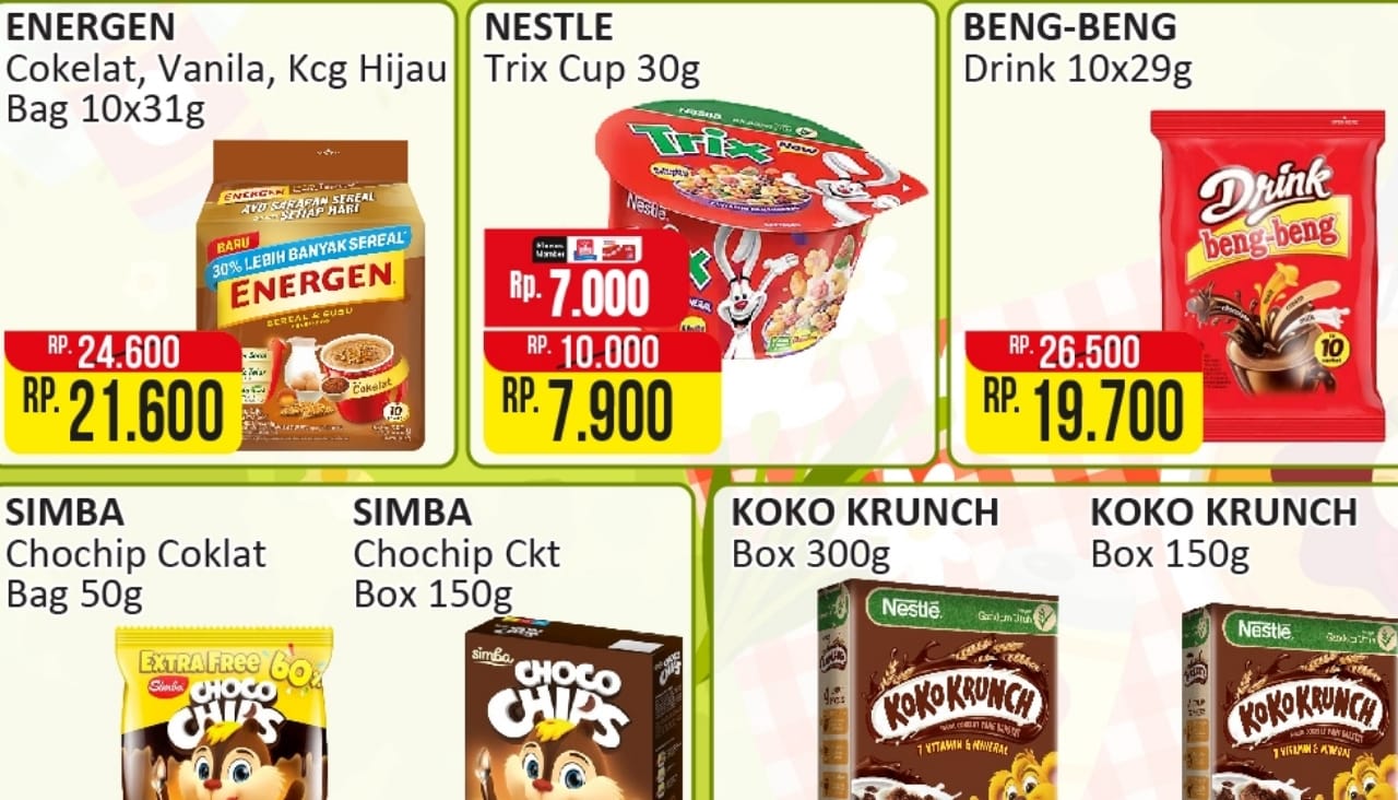 Breakfast Fair Spesial Weekend dari Alfamart, Dapatkan Sereal Hingga Chococip Favorit Dengan Harga Dijamin Hem