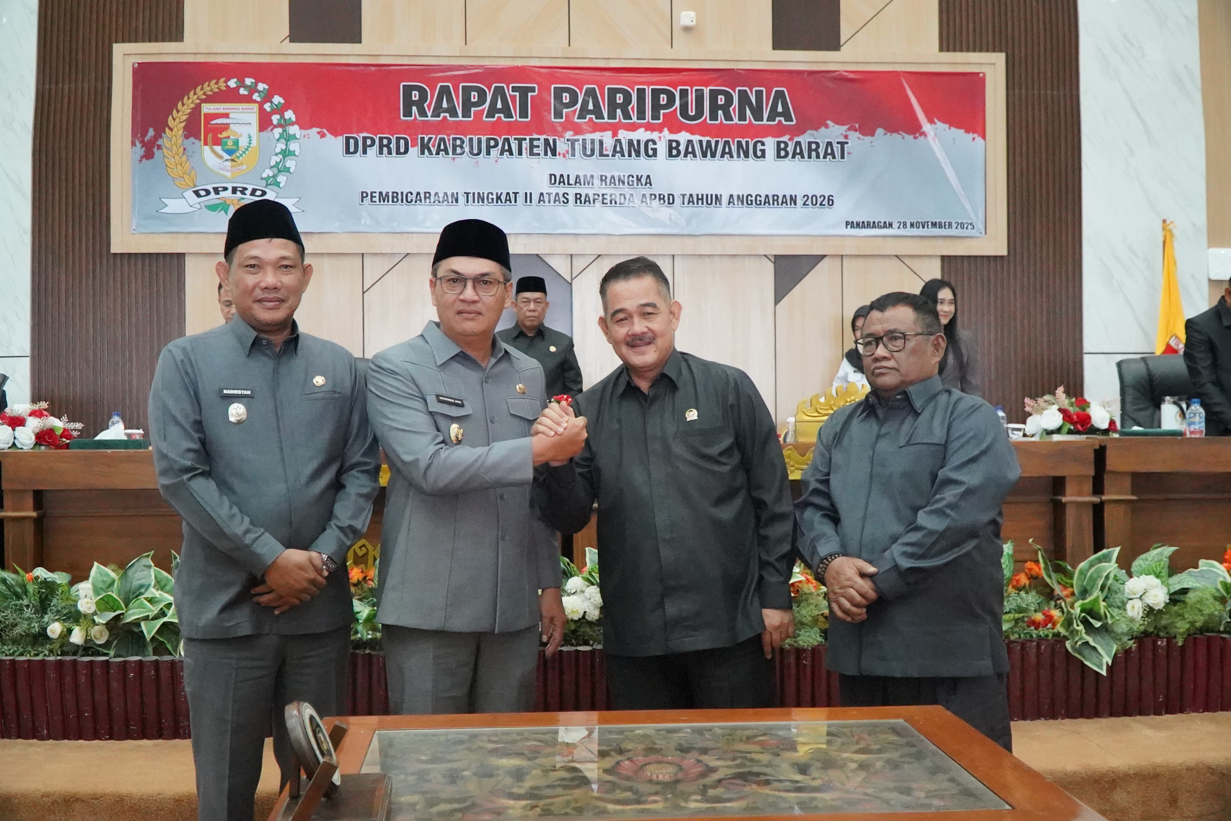 APBD Tubaba 2026 Disetujui DPRD, Pemerintah Daerah Fokus Perkuat Fiskal dan Arah Pembangunan