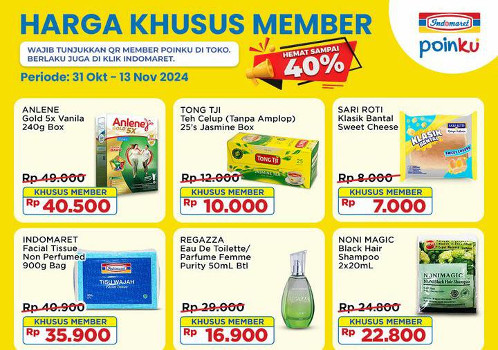 Nikmati Promo Indomaret Kamis 31 Oktober 2024, Khusus Member Dapatkan Harga Spesial Parfume Rp 16 Ribu