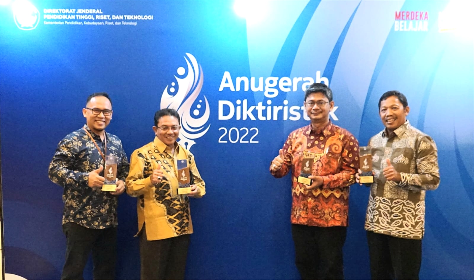 Selamat! Universitas Lampung Raih Lima Penghargaan Anugerah Humas Diktiristek