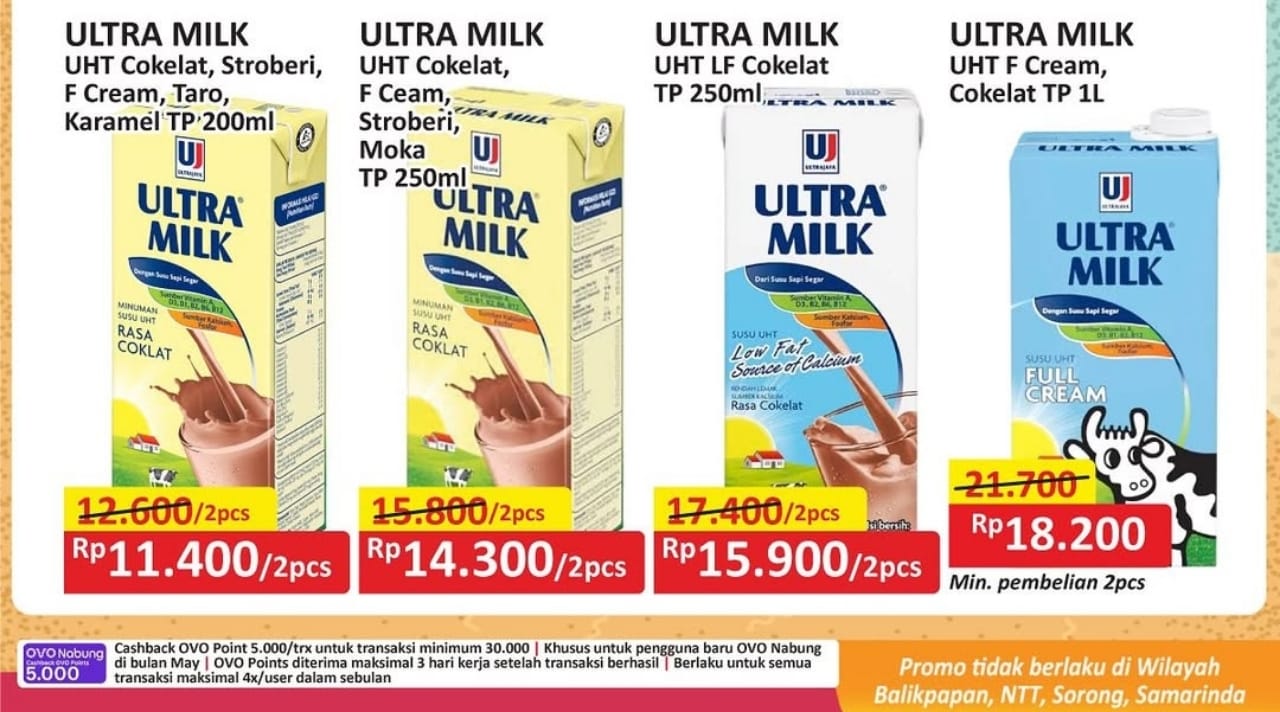 Promo Susu UHT Super Murah Spesial Gajian Untung di Alfamart, Ada Produk Favoritmu?