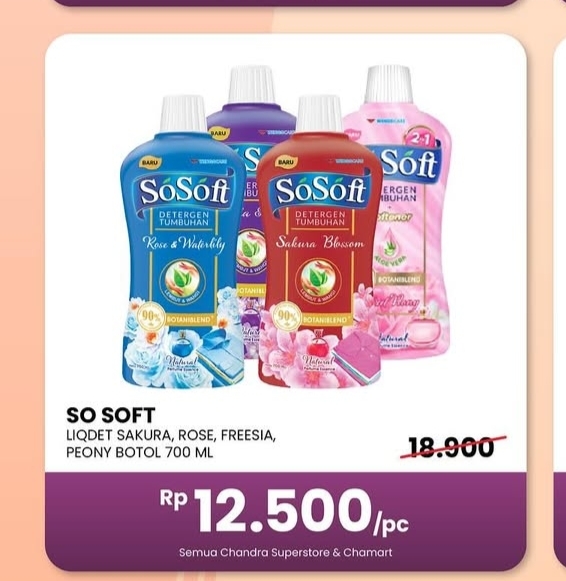 Penuhi Kebutuhan Keluarga Dengan Promo Chandra, Ada Deterjen So Soft Harga Rp 12.500