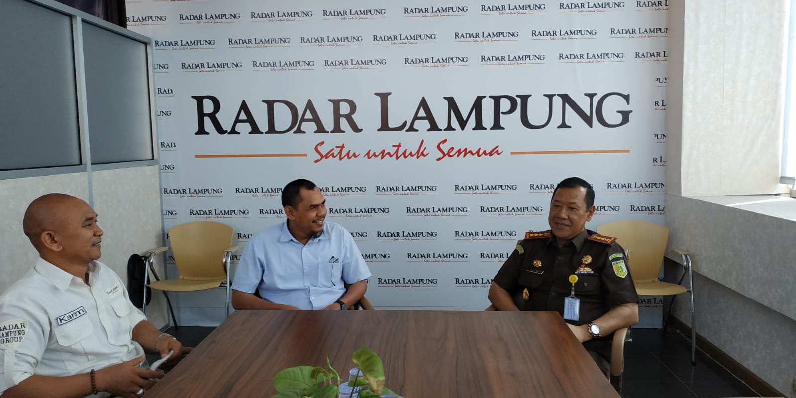Kejari Ajak Radar Lampung Beri Masukan Program Restoratif Justice