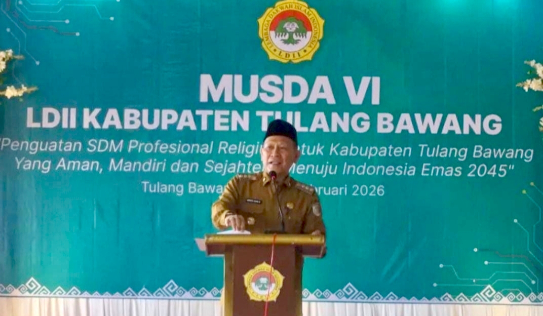 Wujudkan SDM Unggul, Bupati Tulang Bawang Ajak LDII Sinergi Lewat Visi ‘Udang Manis’