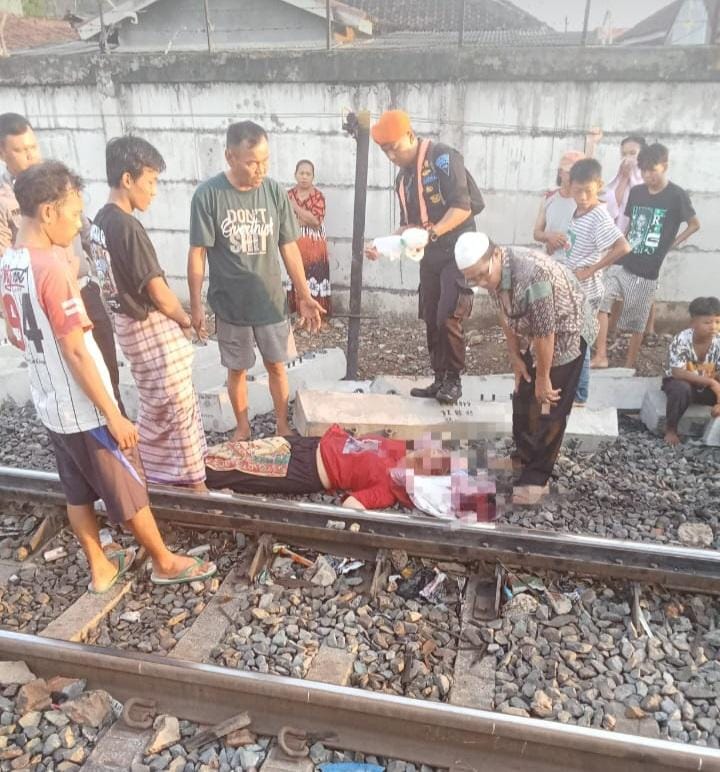 Diduga Depresi, Warga Garuntang Ditemukan Tewas di Pinggir Rel Setelah Tertabrak Kereta