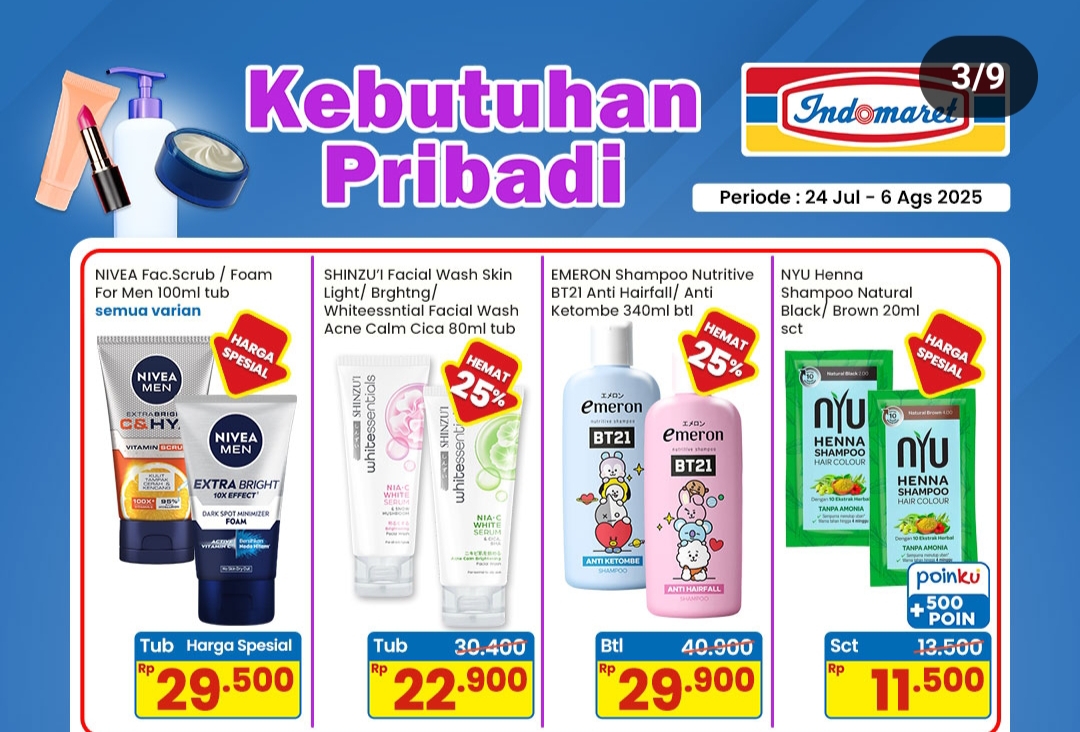Belanja Irit Pakai Potongan Diskon Indomaret! Ada Promo Pasta Gigi Hingga Shampo