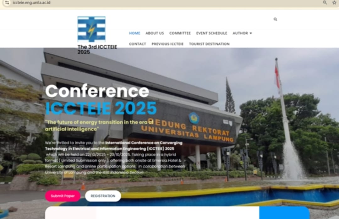 Mantap! Seluruh Prosiding ICCTEIE 2025 FT Unila Resmi Terindeks Scopus  ​