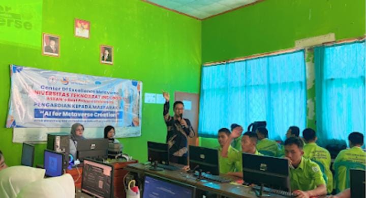 CoE Metaverse Teknokrat Ajak Siswa SMKN 3 Kotabumi Eksplorasi AI dan Dunia Virtual