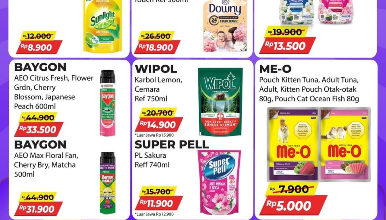 Promo Home Care Paling Murah Sejagat di Alfamart, Ada Makanan Anabul Hanya Rp5 Ribuan!