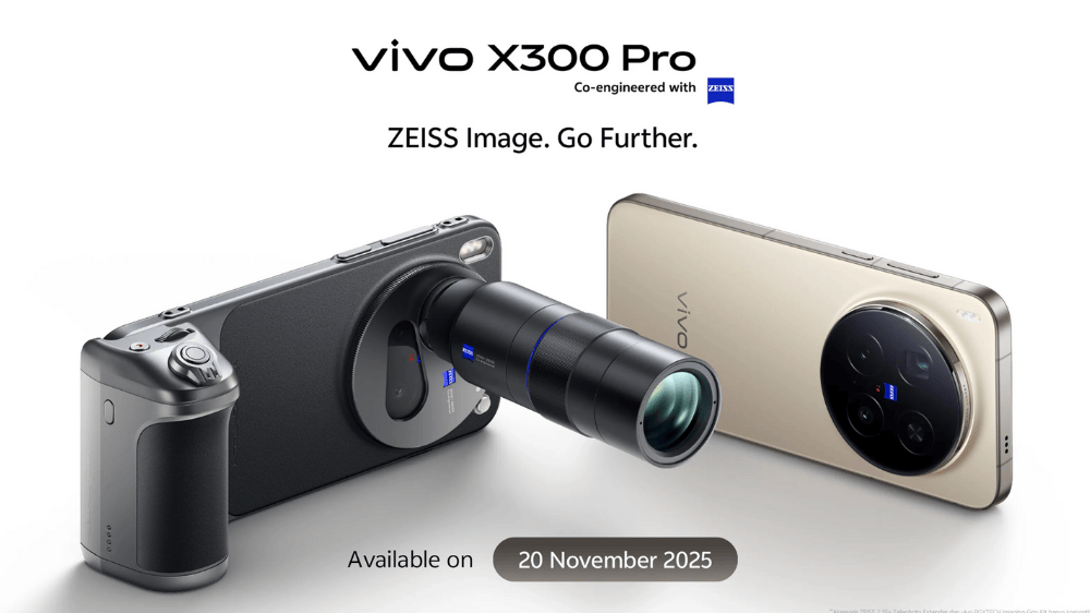 Bakal Meluncur 20 November 2025 dengan Telephoto Extender,  Zoom ‘Tak Terbatas’ dengan Vivo X300
