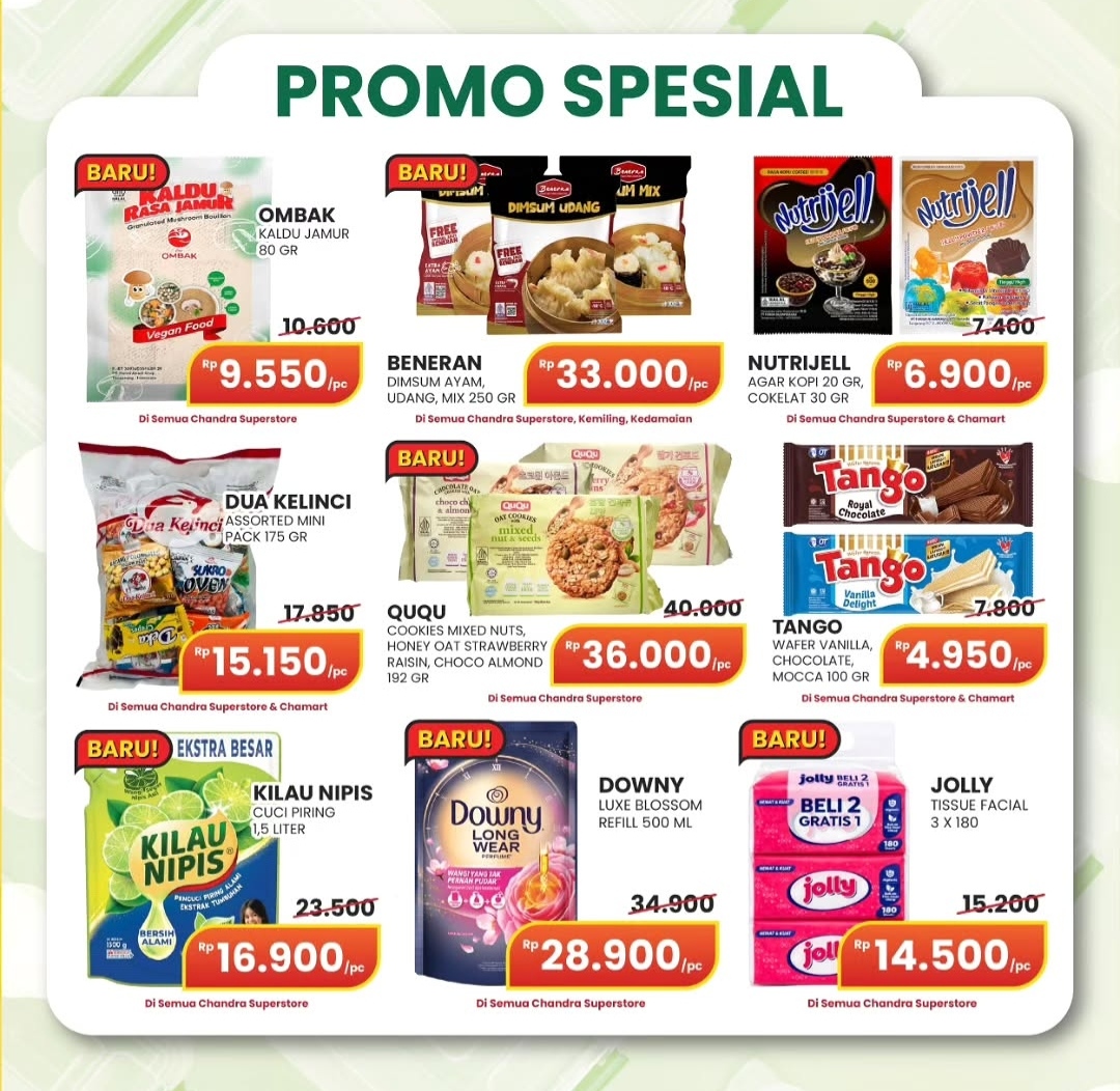 Promo Spesial Akhir Pekan di Chandra Superstore, Mulai dari Kebutuhan Dapur hingga Rumah Tangga