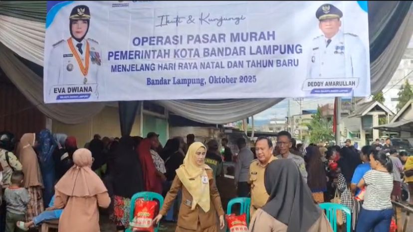 Cegah Inflasi, Bandar Lampung Selenggarakan Operasi Pasar Murah di 126 Kelurahan 