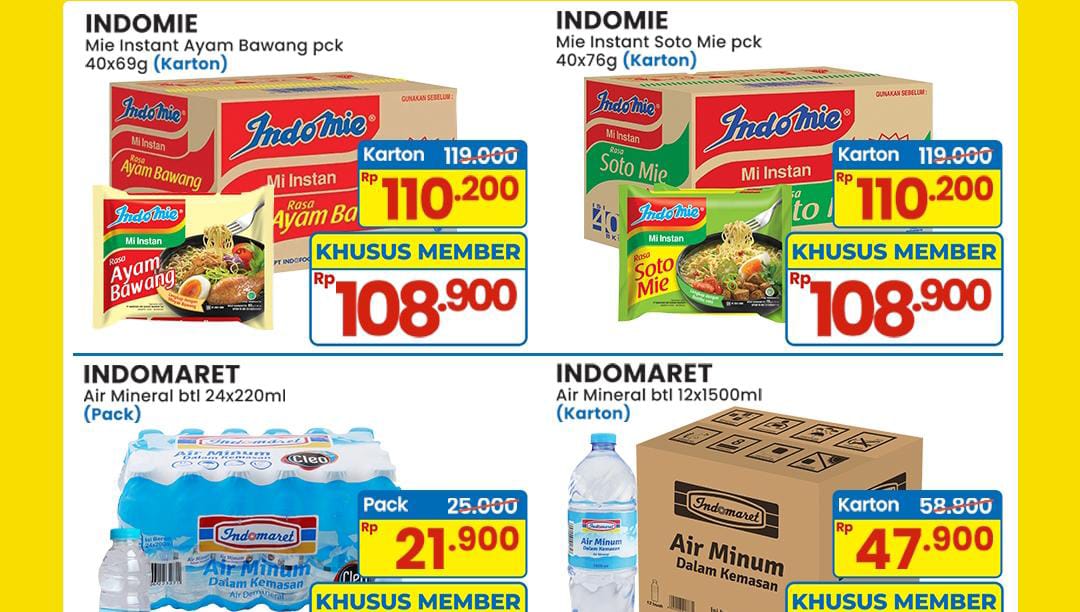 Tebus Murah Promo Indomaret Rabu 13 Agustus 2025, Diskon Spesial Member Paling Untung Bisa Dicek