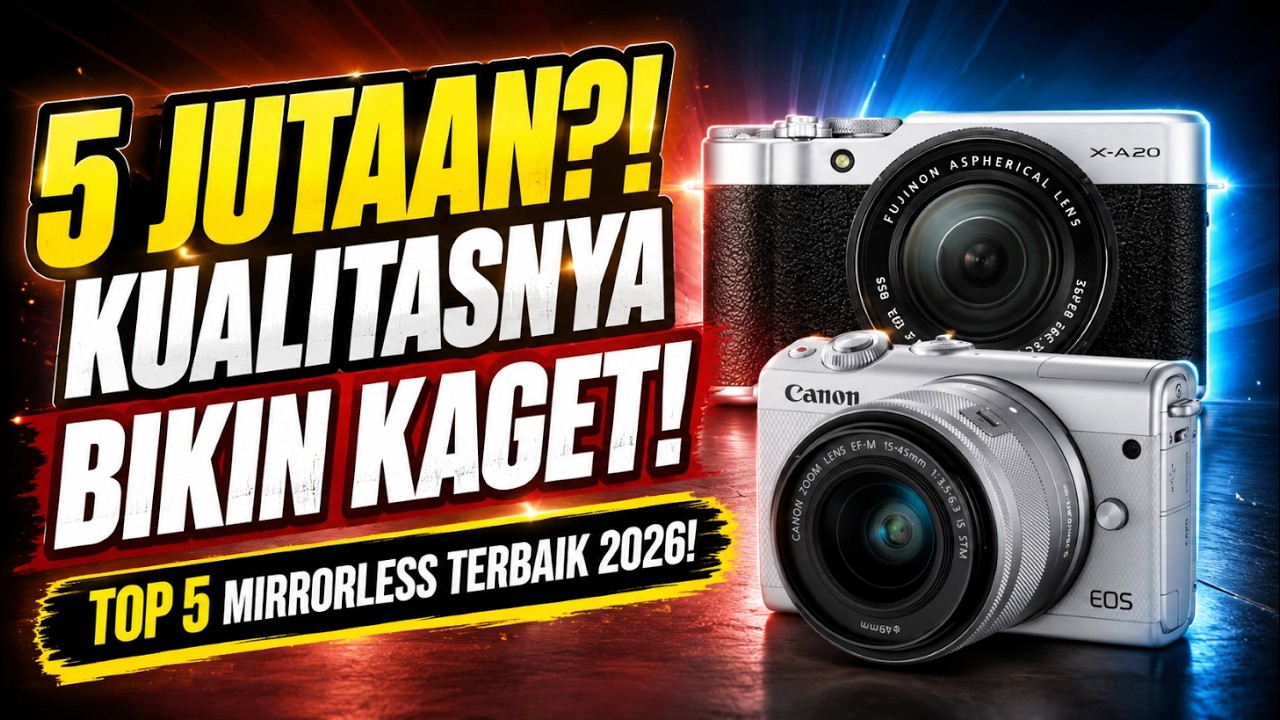 Rekomendasi 5 Kamera Mirrorless Terbaik di Bawah Rp5 Juta untuk Kebutuhan Vlogging dan Fotografi Pemula