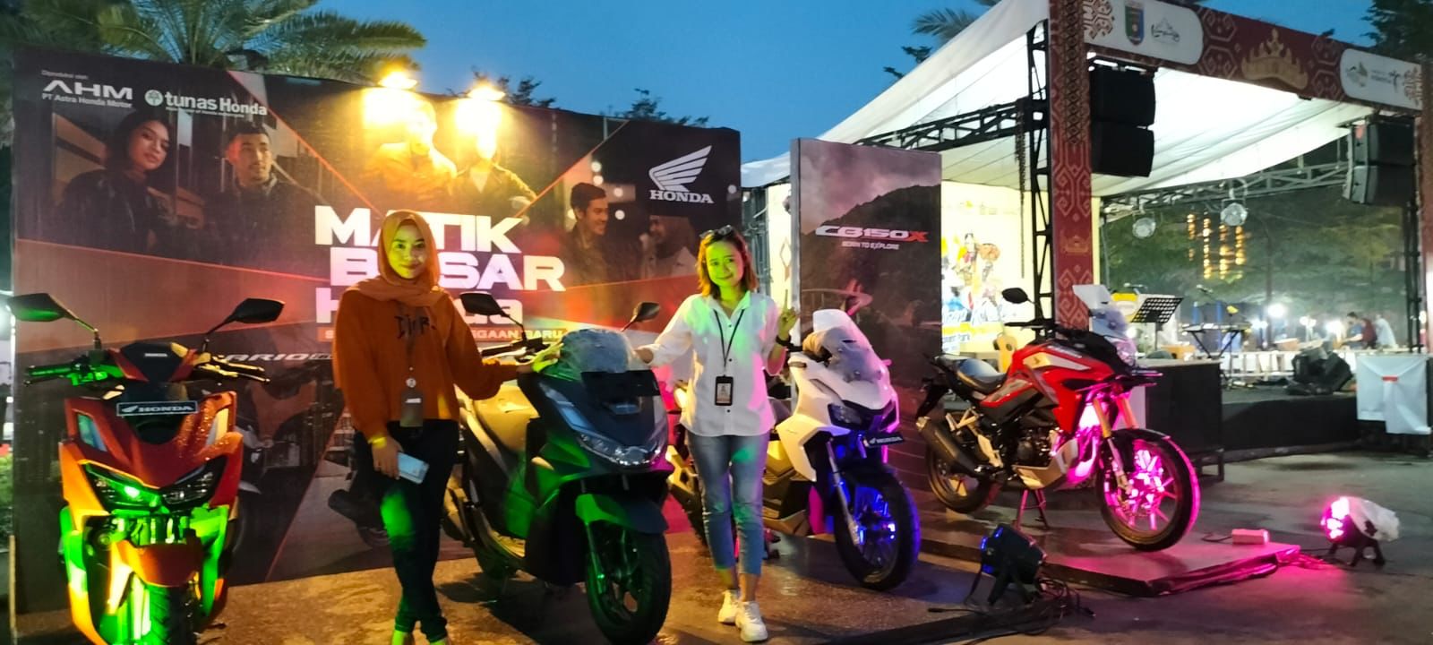 TDM Gelar Exhibition Honda Matic Premium Day Feat Festival Kuliner Krakatau