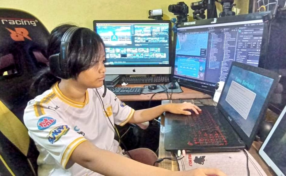 Soal Blokir Permainan Online Berbau Kekerasan, Ini Kata Siswi SD di Lampung Pencipta Game Edukatif 