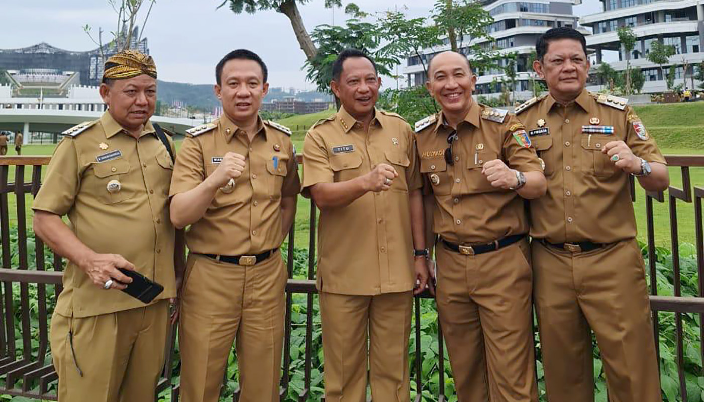 Pj Bupati Tanggamus Lampung Hadiri Rakor Dengan Presiden Joko Widodo di Ibu Kota Nusantara 